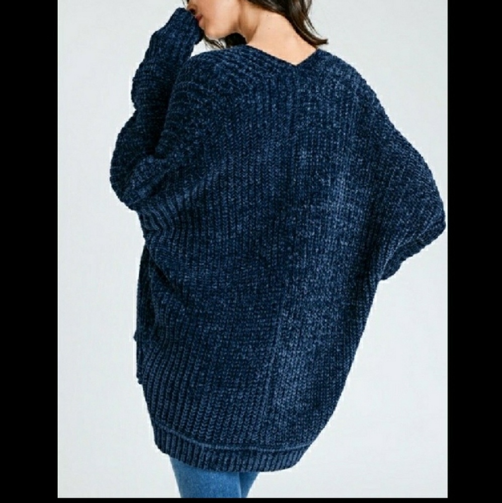 🔥SALE!🔥💥LAST 1!💥NEW!💥CHENILLE OPEN CARDIGAN💥 - Picture 2 of 6